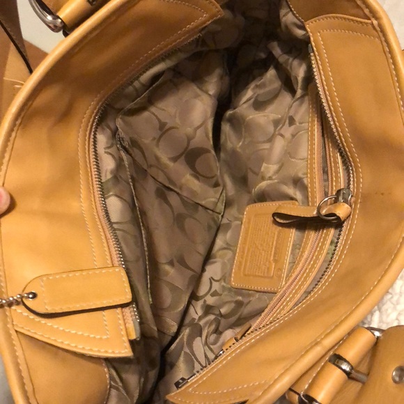 Coach brown handbag purse - Picture 4 of 4